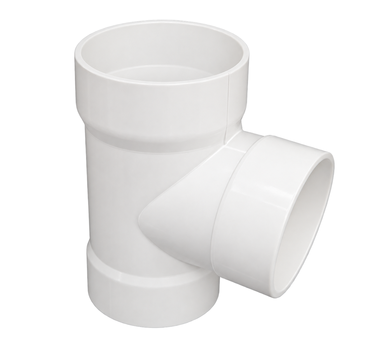 ដំណបីផ្លូវកោងផ្សារ PVC-U 90°