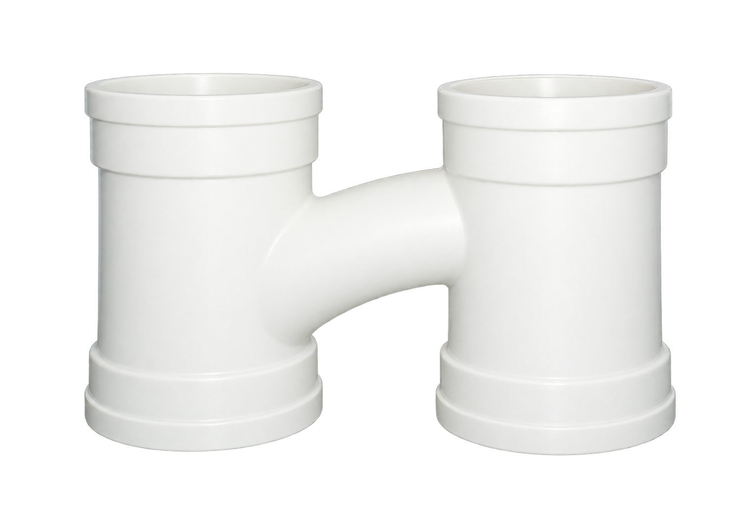 បំពង់បែកខ្នែងរាង H PVC-U តែមួយដុំ
