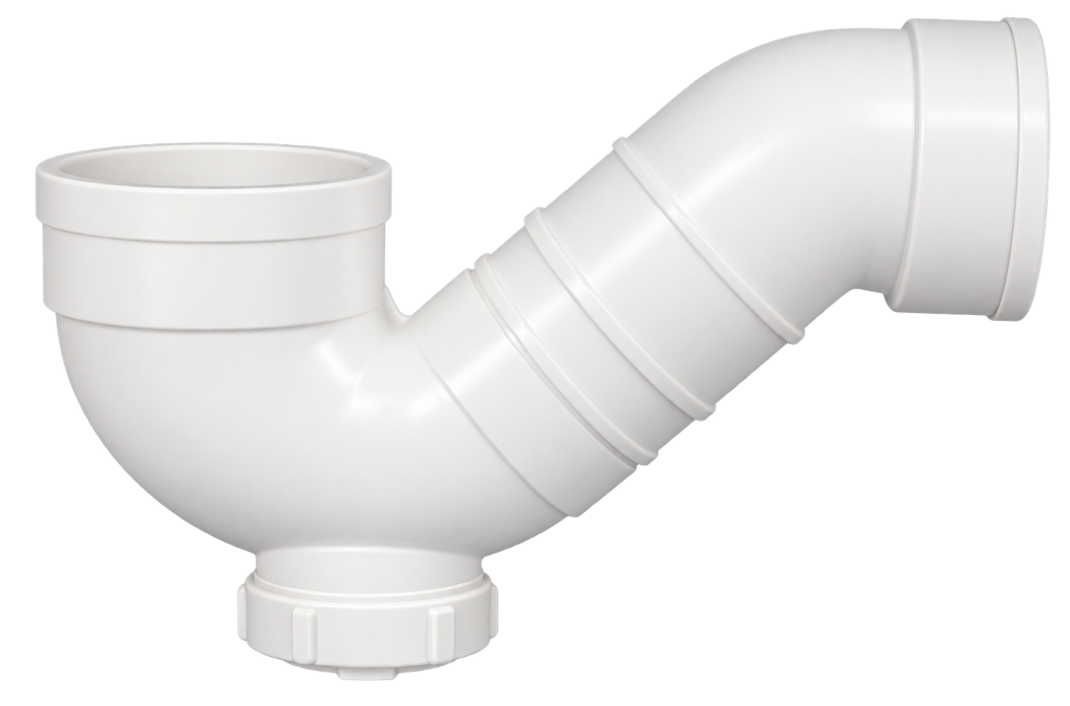 ដំណទប់ក្លិនរាង P ពន្លូត PVC-U