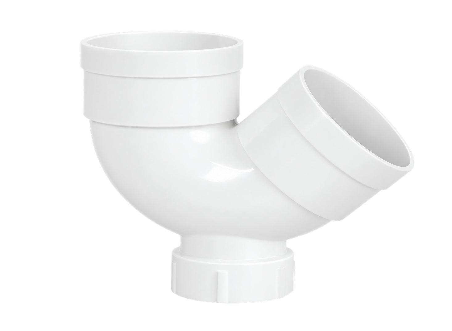 ដំណទប់ក្លិនរាង P PVC-U មានរន្ធត្រួតពិនិត្យ