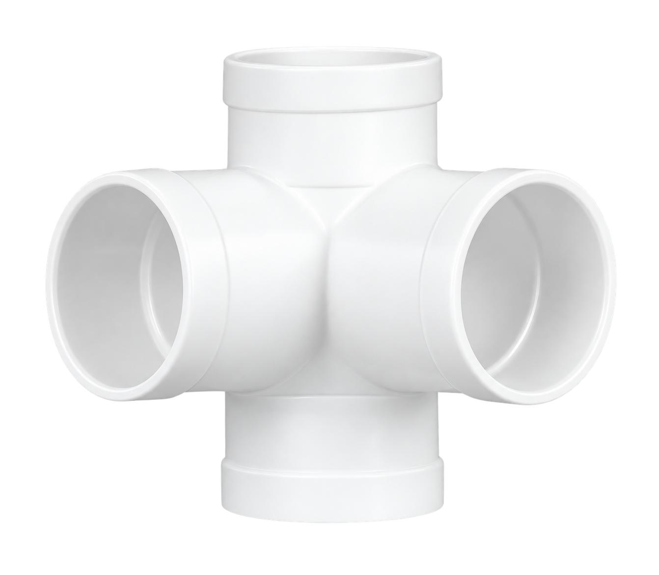 ដំណបួនផ្លូវមុំកែង PVC-U