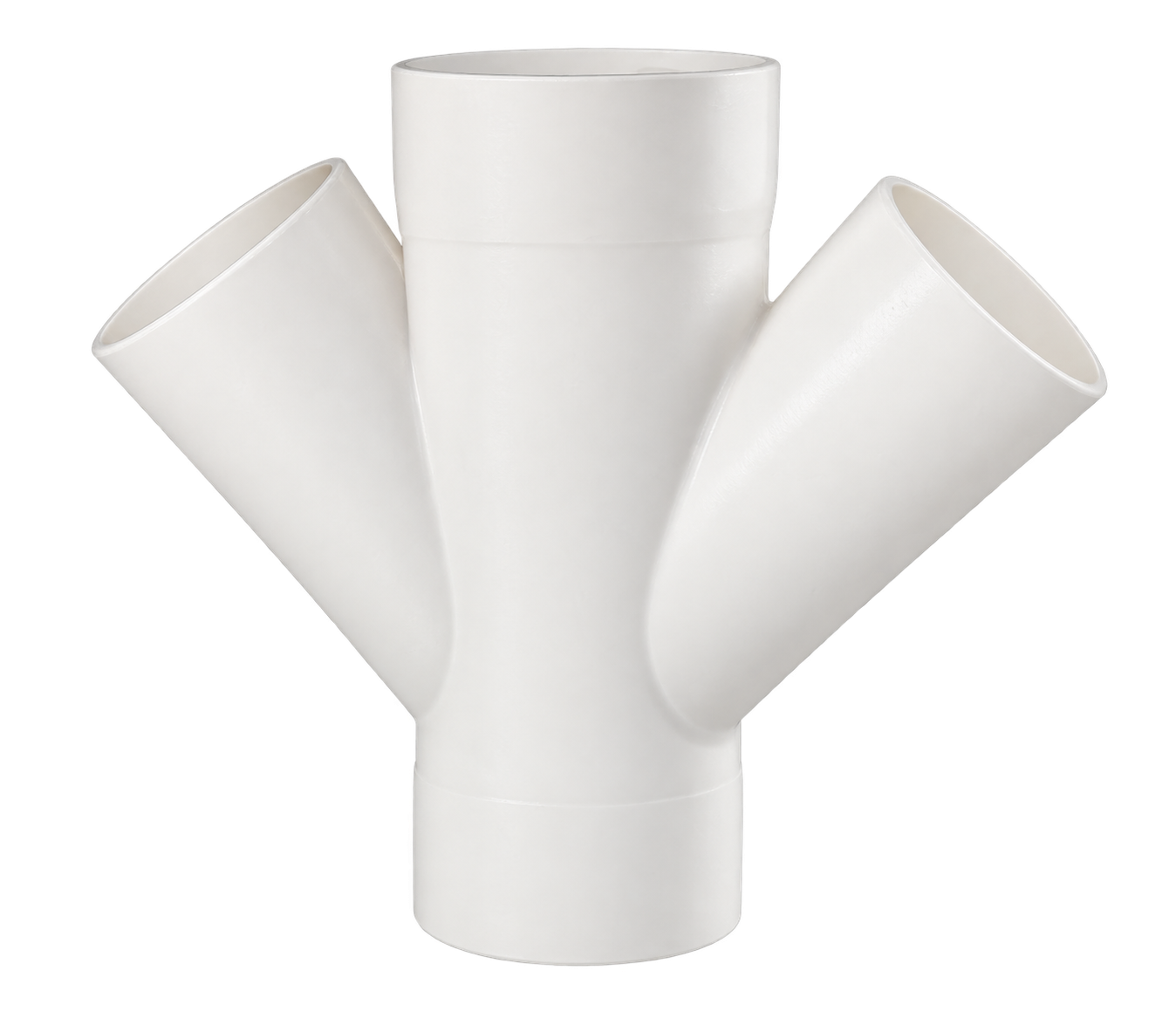 ដំណបួនផ្លូវរាង Y ផ្សារ PVC-U 45°
