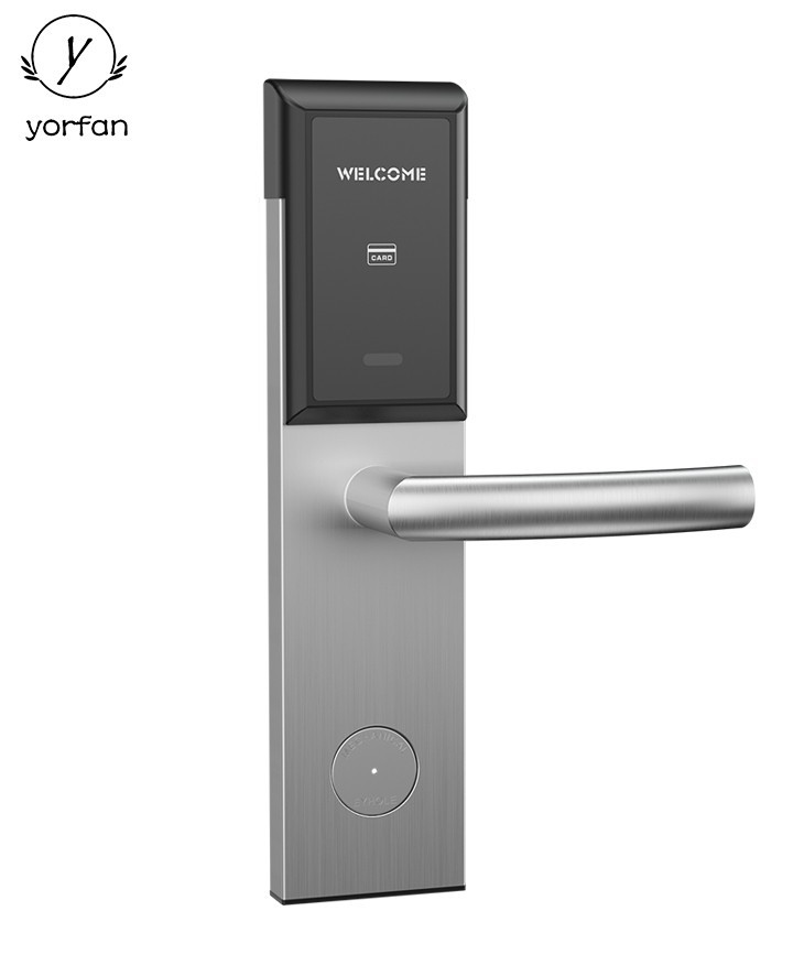 Smart lock: Scan card door handle